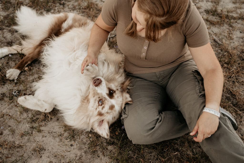 fotoshoot hond en baas