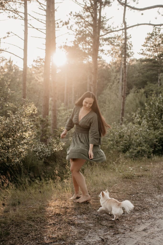 fotoshoot hond en baas