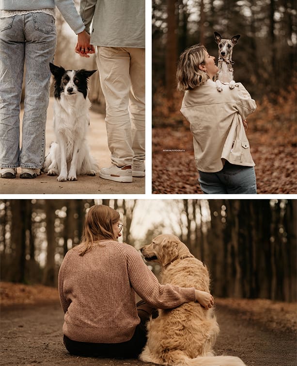 fotoshoot baas en hond
